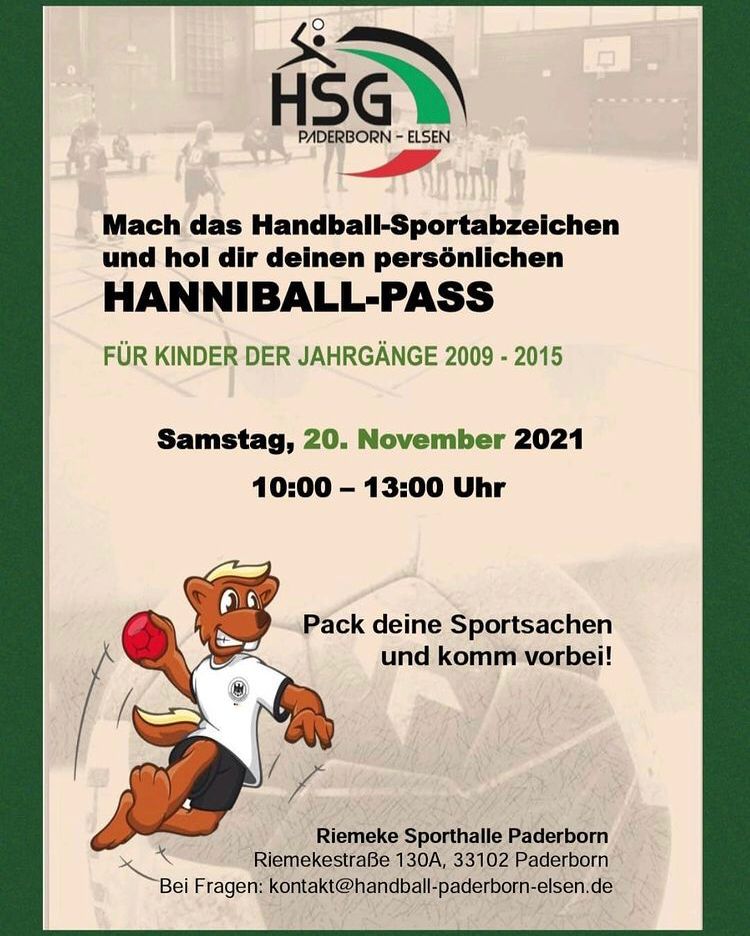 Read more about the article Mach das Handball-Sportabzeichen